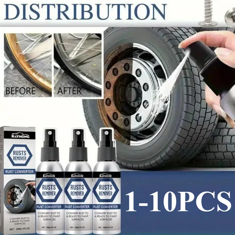30 ml Auto-Anti-Rost-Entferner-Hemmer, Wartung, Entrosten, Sprühreiniger, Ar-Reifen, Räder, Stahlfelgen, Türschlösser, Rostentfernung