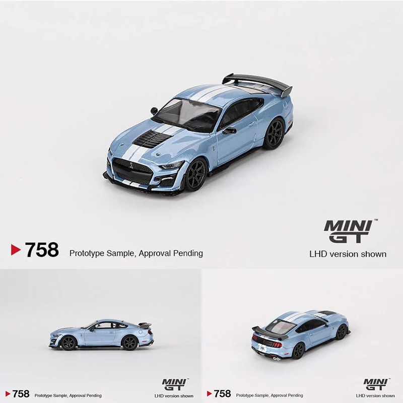 

PreSale MINIGT 758 1:64 Mustang Shelby GT500 Heritage Edition Diecast Diorama Model Collection Miniature Toys