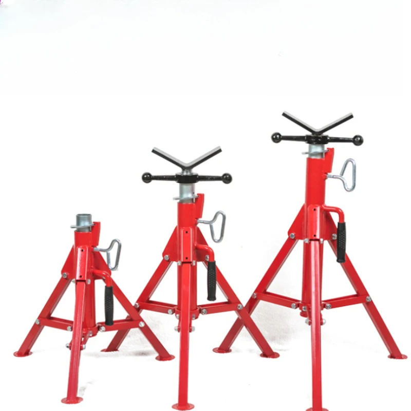 Pipe bracket V-shaped pipe support  fixing bracket Adjustable pipe clamp table Cable head making table