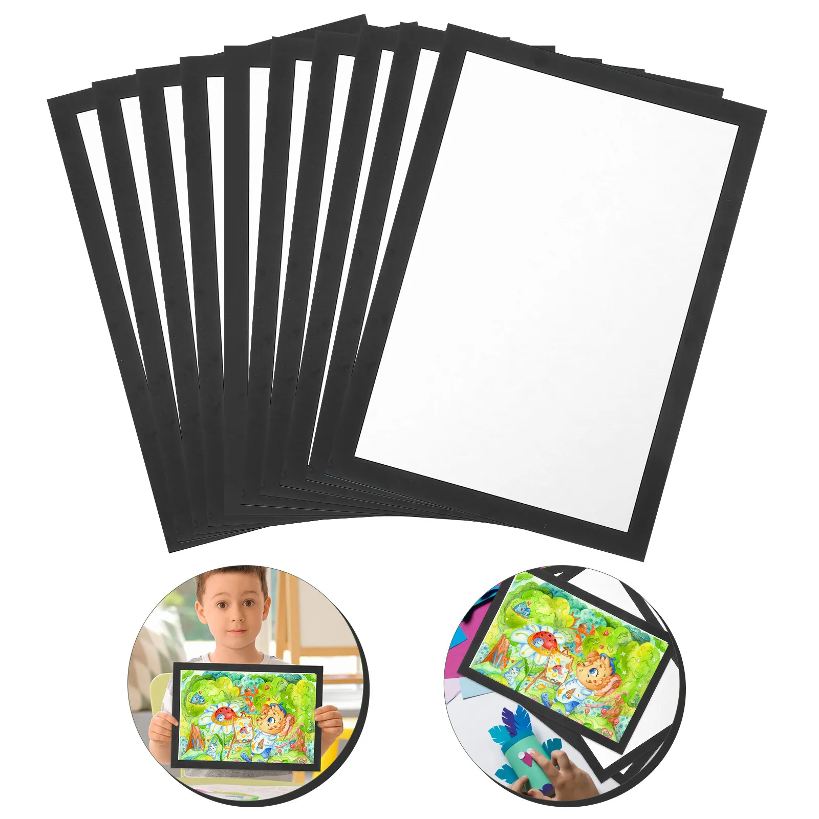 

10 листов плотной бумаги для рисования и скетчинга, картон для поделок, гладкая бумага для творчества