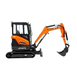 Doosan dx27 kubota U-30 kx080 kx57合金玩具車の装飾品建設機械シミュレーション1:24合金ミニモデルに適しています