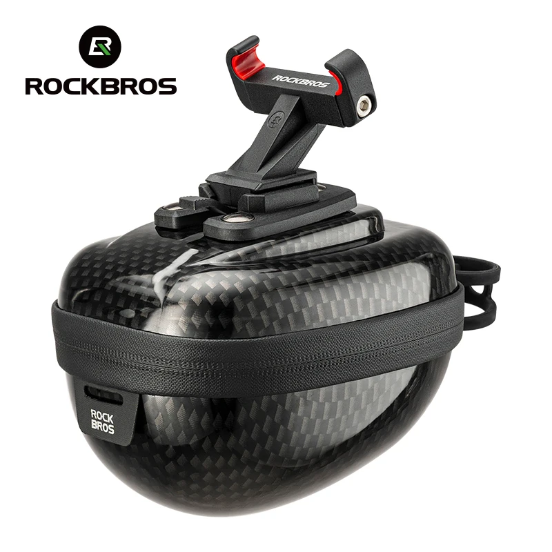 

ROCKBROS Hard Shell Велосипедная седельная сумка 0,4 л Мини Портативная велосипедная сумка MTB Горный дорожный велосипед Набор инструментов Ремонтная сумка Аксессуары для велосипеда