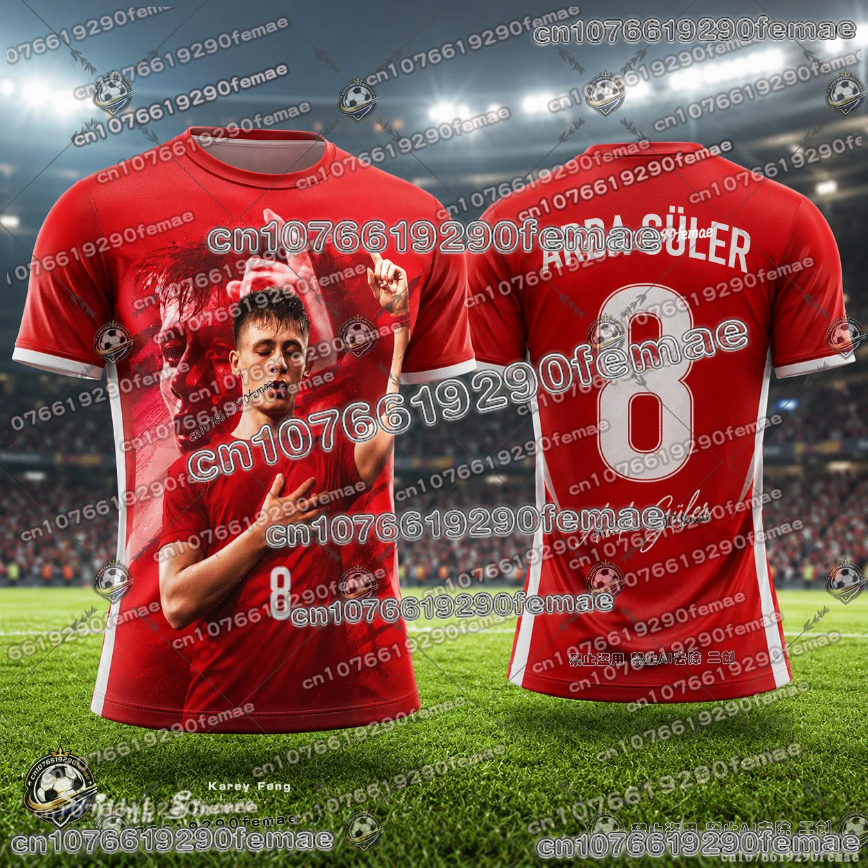 2026 Arda Güler Football Fan Jersey Summer Quick Dry Soccer Shirt 3D Print Sportswear Casual Training Tee Kids Adult Men Women