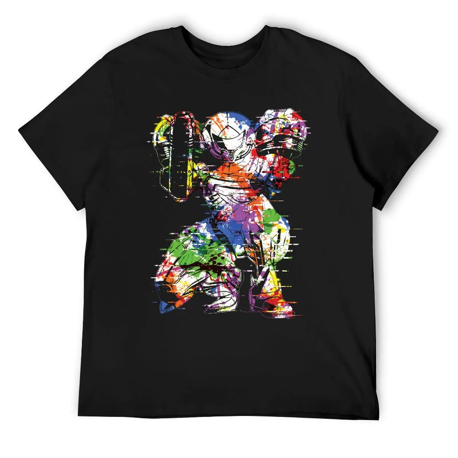 Super Metroid - Attack Mode! [Glitch Remix Ver] T-Shirt basketball graphic tees summer tops outfits for men