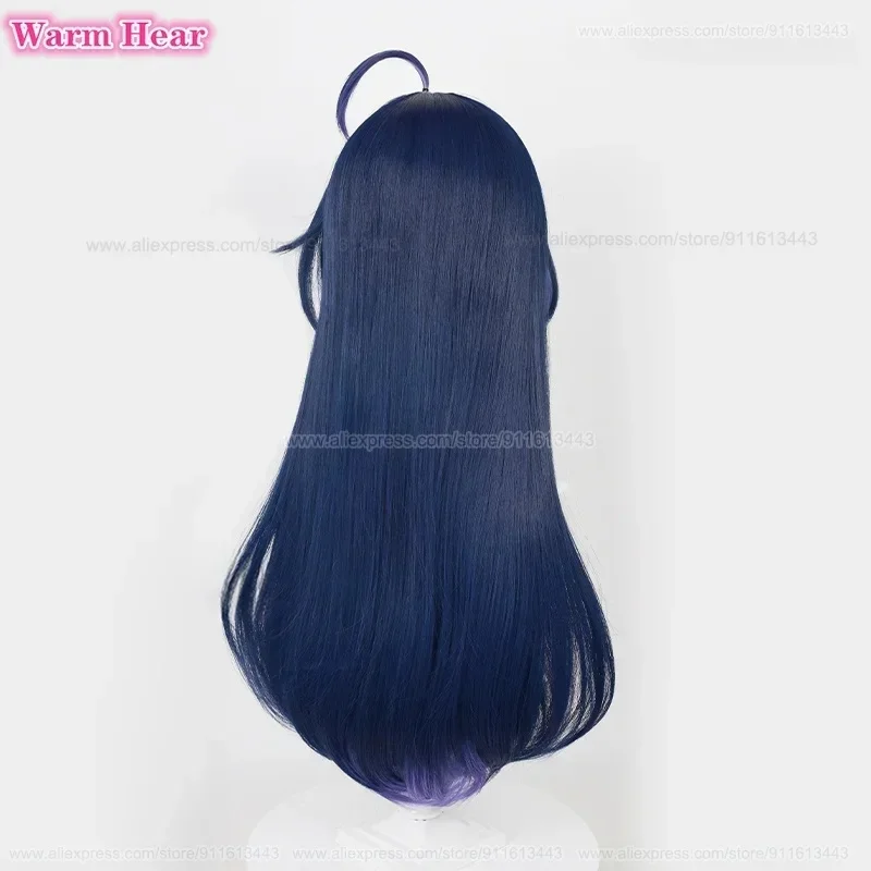 2;d'5,vh.7/Nuevo! Peluca de color púrpura oscuro con degradado, de la marca Seele, sintética, para juegos, modelo HSR, 73 cm, resistente al calor, ideal para fiestas de Halloween y disfraces; g.j'9k,1/