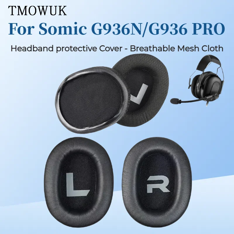 

For Somic G936N/G936 PRO Ear Pads Earphone Sleeve Sponge Pad Leather Earmuffs Replacement high quality EarPads TOMWUK