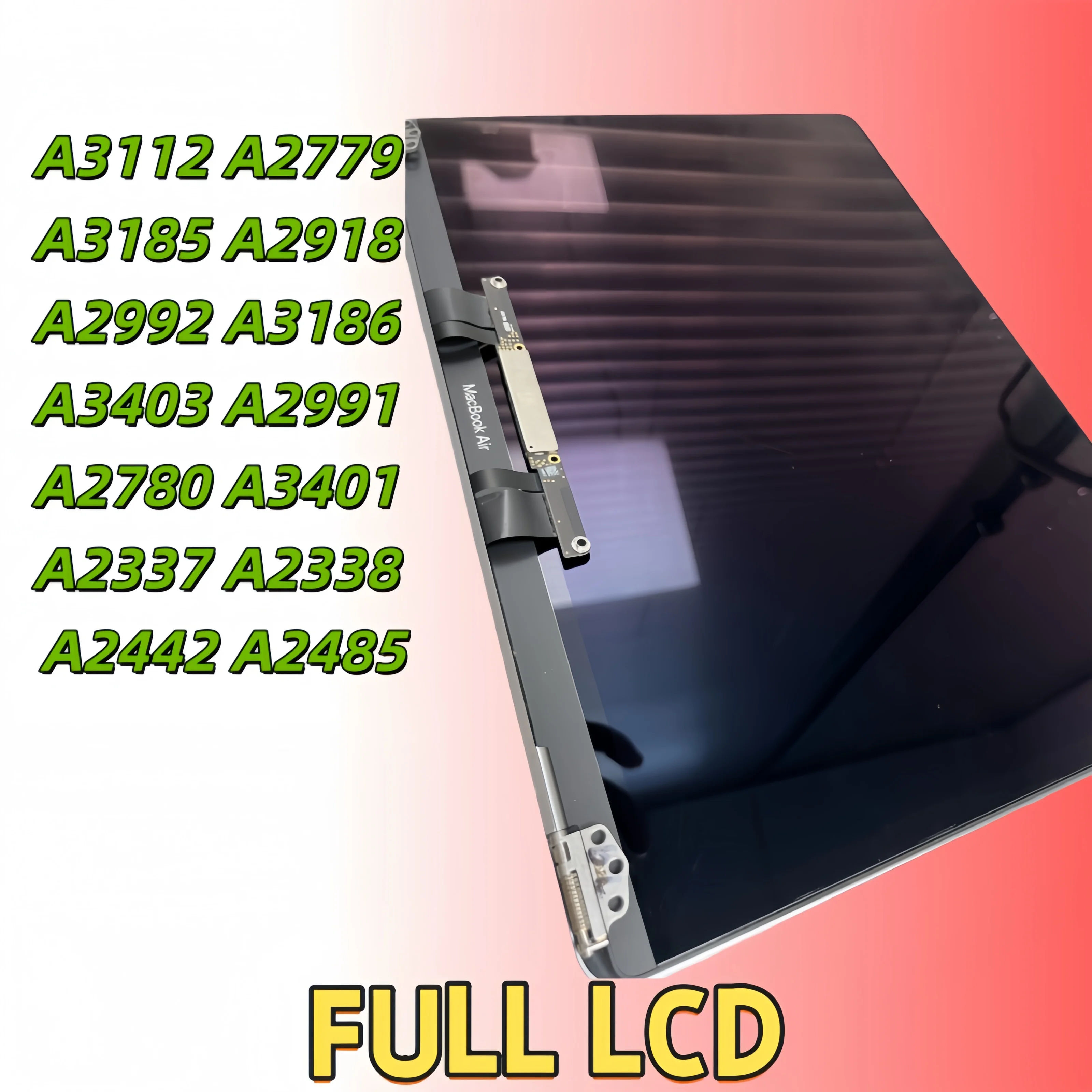 New A2779 LCD Screen Display Assembly for MacBook Retina Models A2337 A2338 A3112 A2485 A3185  A3186 A3403 A2991 A2780 A3401