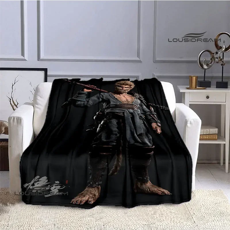 

3D game Black Myth: WuKong Printed blankets Warm Flannel blankets Soft and comfortable blanket bed linings Birthday Gift