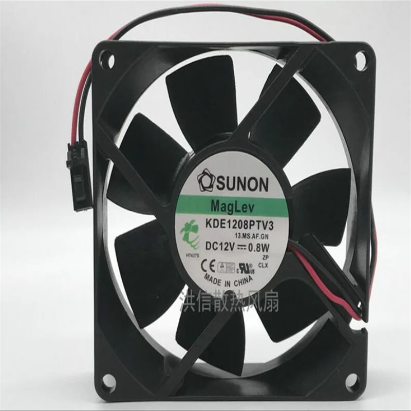 

SUNON 8025 KDE1208PTV3 13.MS.AF.GN DC12V 0.8W Two/three-wire cooling fan