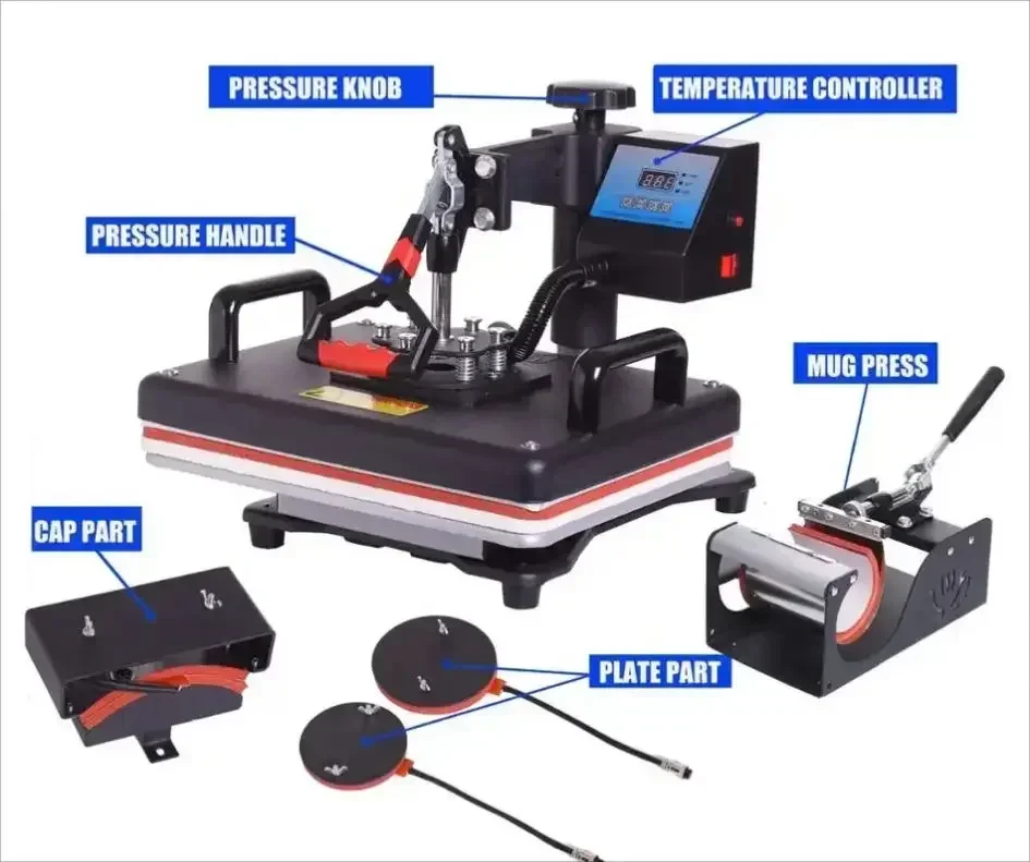 Hot Sale Large Format Sublimation 29x38 Heat Press Printing Machine Custom T Shirt Sublimation Heat Press Machine