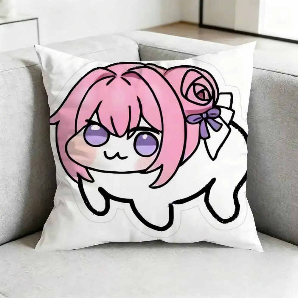 Dororong-G Mascot Square Double-Sided printed Pillow Case Bedroom Bedside Pillow Sofa Cushion Cover Gift