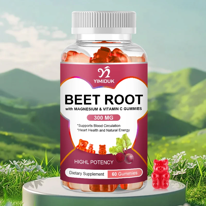 

Beet Root Gummies for Helps Cleanse and Detoxify Liver, Repair Alcohol Damage and Prevent Cirrhosis of Liver