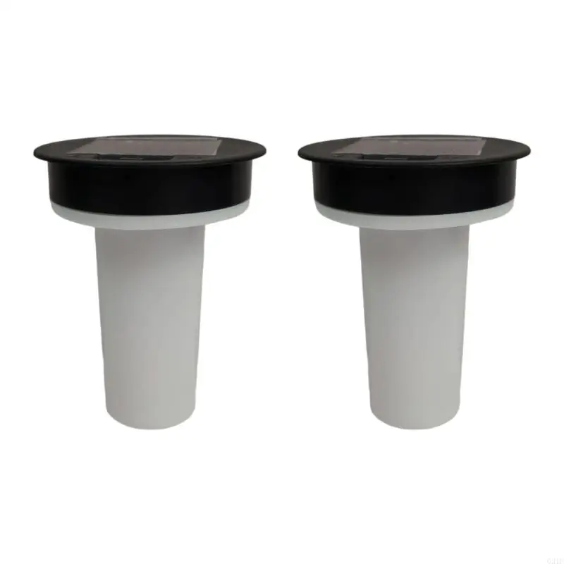 

2Pcs Flame Lights Replacement Top Waterproof Outdoor Solar Light Decorative Patio Lighting Outdoor LED Garden Light