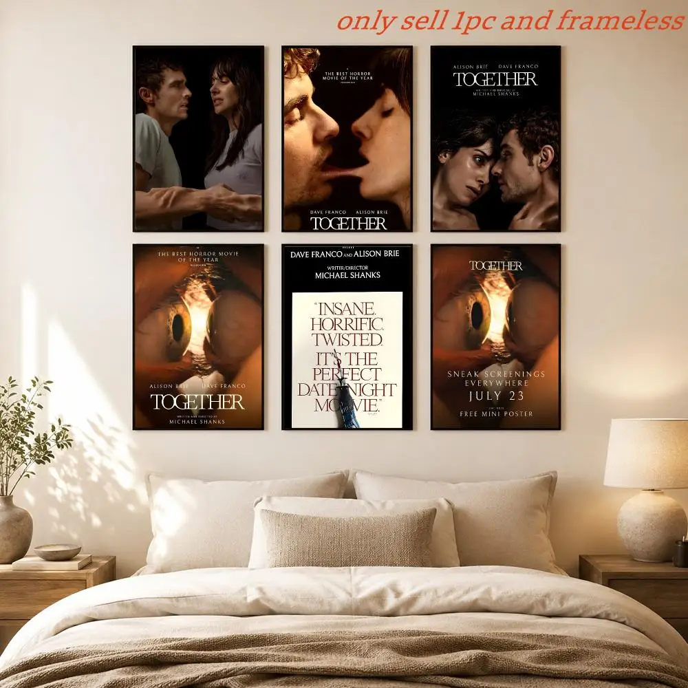 Romantic Movie T-Together Poster HD Home Sticky Wall Waterproof Home Living Room Bar Aesthetic Decor