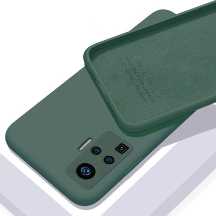 For Vivo X50 Pro Case Liquid Ultra Thin Silicone Shockproof Soft Case For Vivo X60 X60 Pro Plus Cover For Vivo X70 X70 Pro Plus