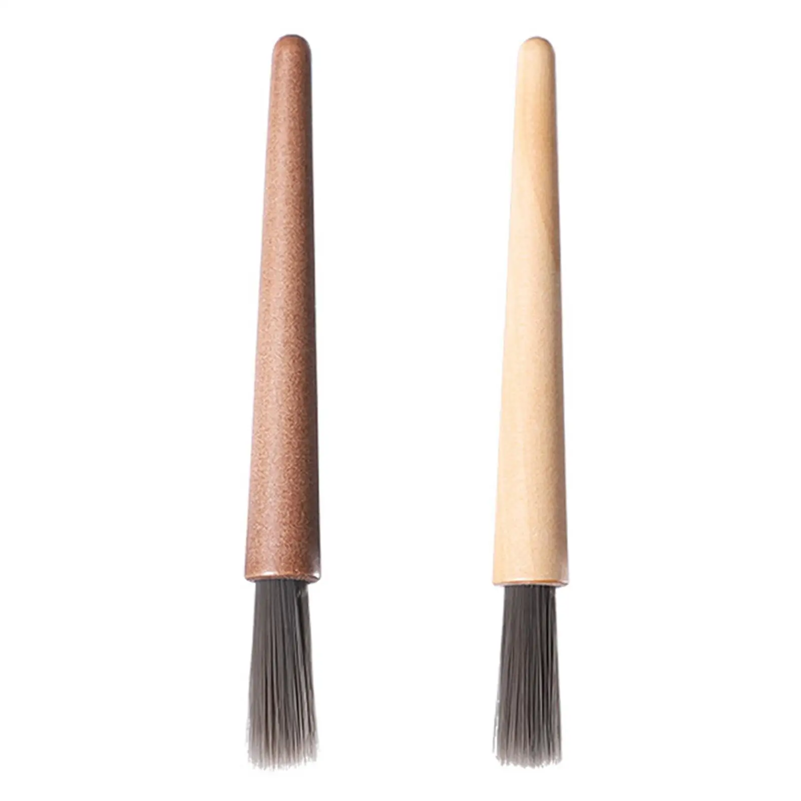Coffee Brush Wooden Handle Compact Portable Professional Espresso Brush for Home