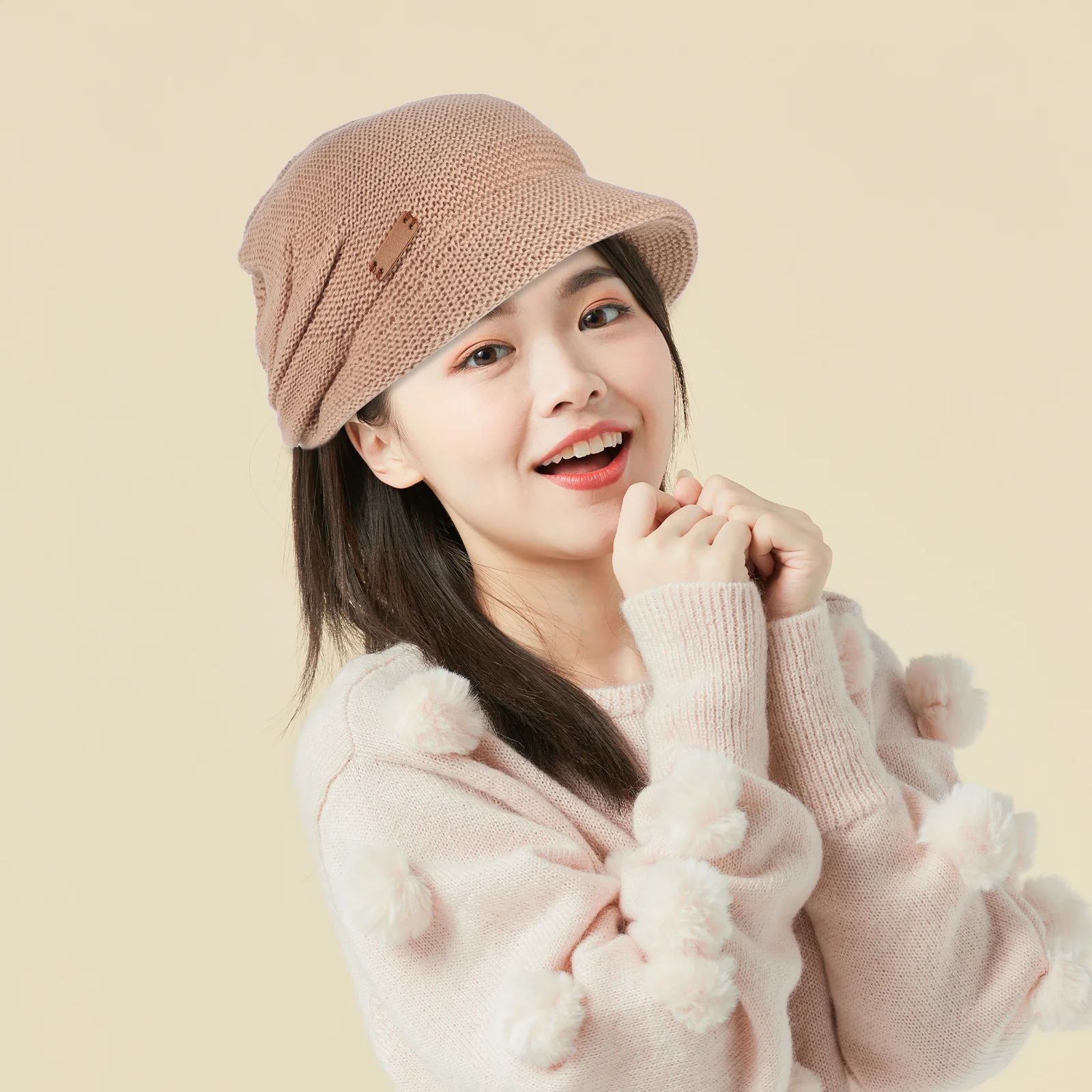قبعة شتوية دافئة مريحة للاستخدام الخارجي، قبعة شتوية نسائية خفيفة الوزن سميكة للمشي والمشي لمسافات طويلة والتزلج للاستخدام اليومي #1