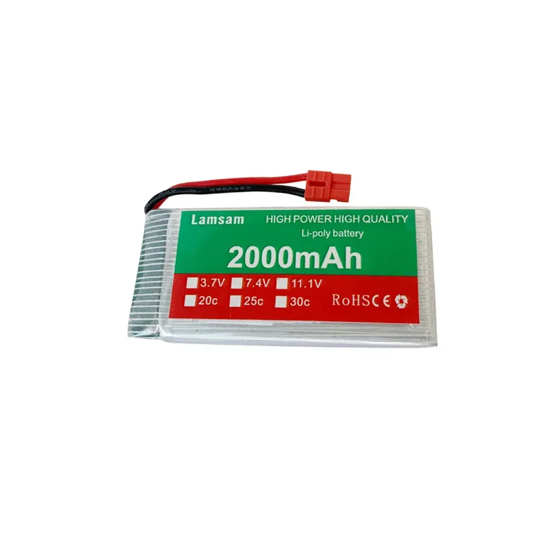 Upgrade Battery 3.7V 2000mAh Lipo Battery / Charger For SYMA X5HW X5HC X5UW  X5UC  Z3 RC Drone Spare Parts Accessory