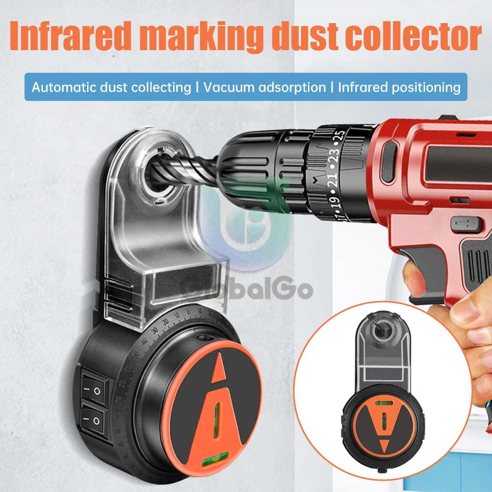 

Laser Level Electric Drilling Dust Collector Household Electric Bit Cleaning Dust Hammer Vacuum Electric Wall Dust Collector