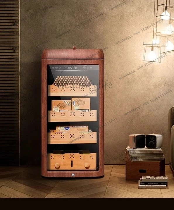 

Cigar Cabinet Constant Temperature And Humidity Red Wine Cigar Integrated Cabinet Cedar Wood Cold Storage Moisturizing Box