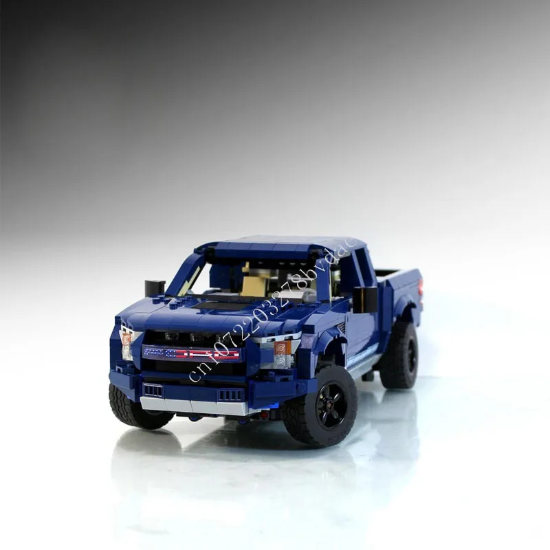 

1258 шт. MOC Ford Raptor Speed Champions суперкар турбо модель строительные блоки технология кирпичи творческая сборка детская игрушка в подарок