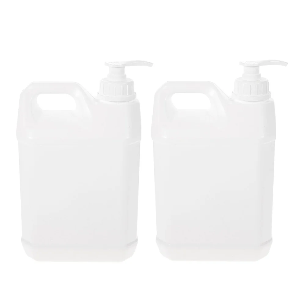 Garrafas dispensadoras de bomba recarregáveis, 2 peças, para gel de banho, loção, sabonete para as mãos, recipientes de plástico, armazenamento de viagem à prova de vazamento