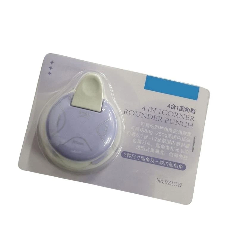 4 في 1 زاوية مستدير البطاقة الدائرية لبطاقات الزاوية صنع اللوازم القاطع الزاوية لدعوة بطاقة الورق وكتاب القصاصات
