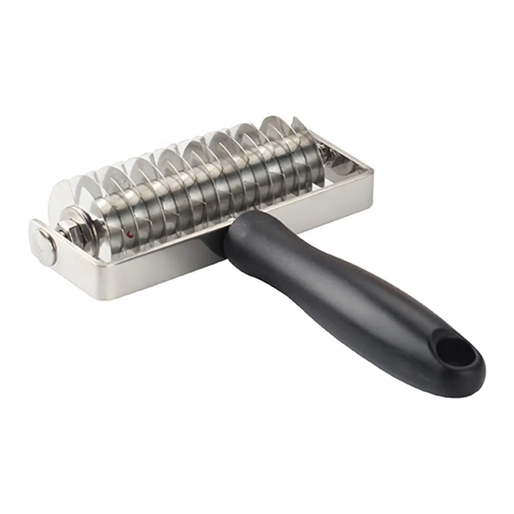 Bild 5: 1Pcs Teig Gitter Roller Edelstahl Küche Gadget DIY Backen Werkzeug für Pie Cookie Brot Gebäck Machen Liefert