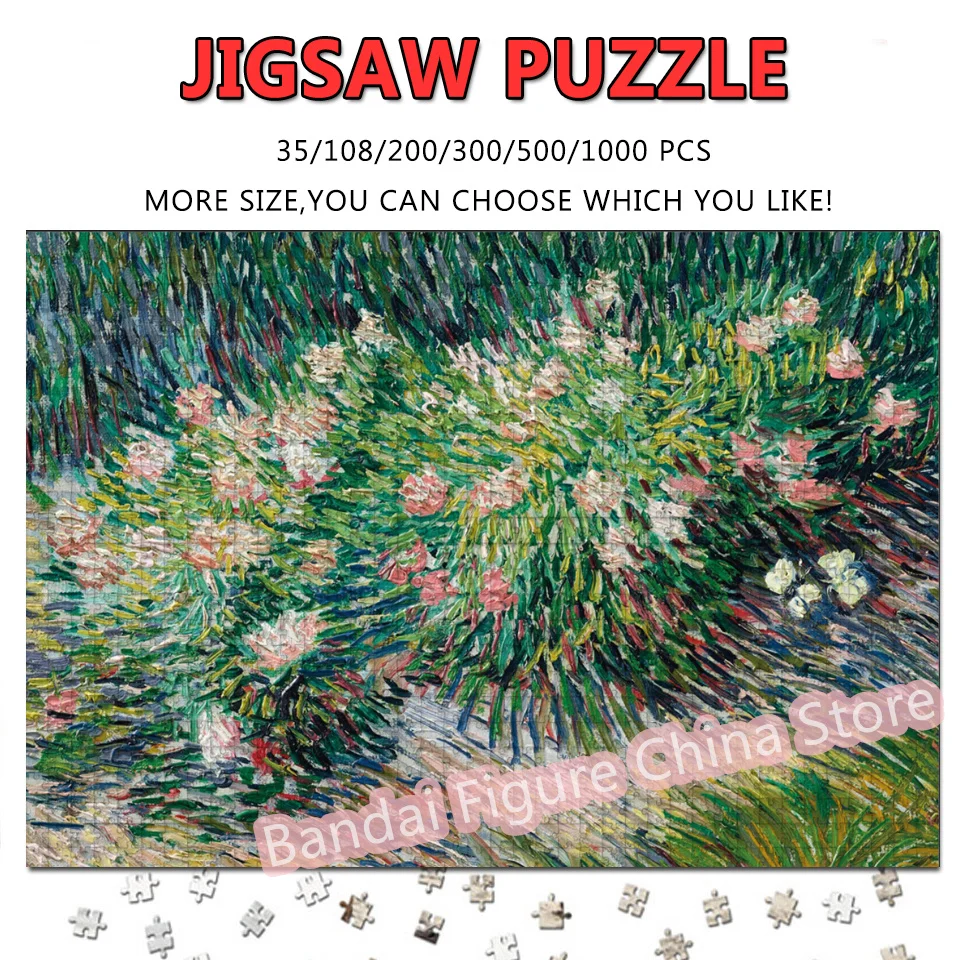 

Ретро произведение искусства, розы, принт, головоломка, украшение для дома Диснея, 108/200/300/500/1000 шт., головоломки, распаковывающие игрушки