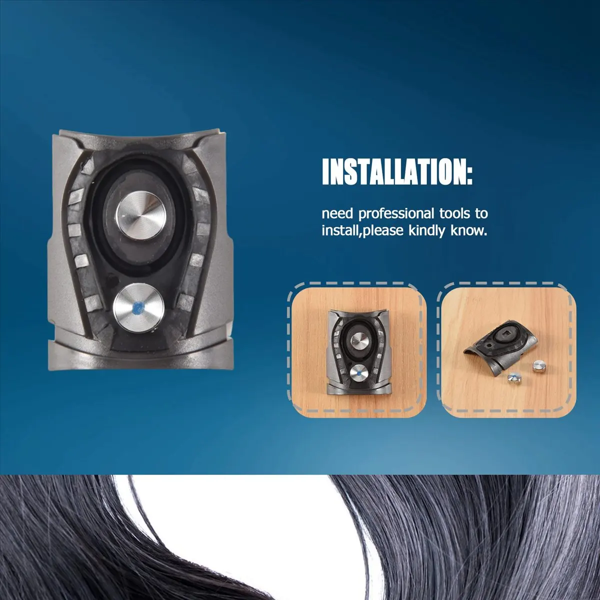 L! DT750^For Supersonic Hair Dryer HD01/HD02/HD03 Universal Power Switch Button Button Rubber Pad Replacement Parts 1Set
