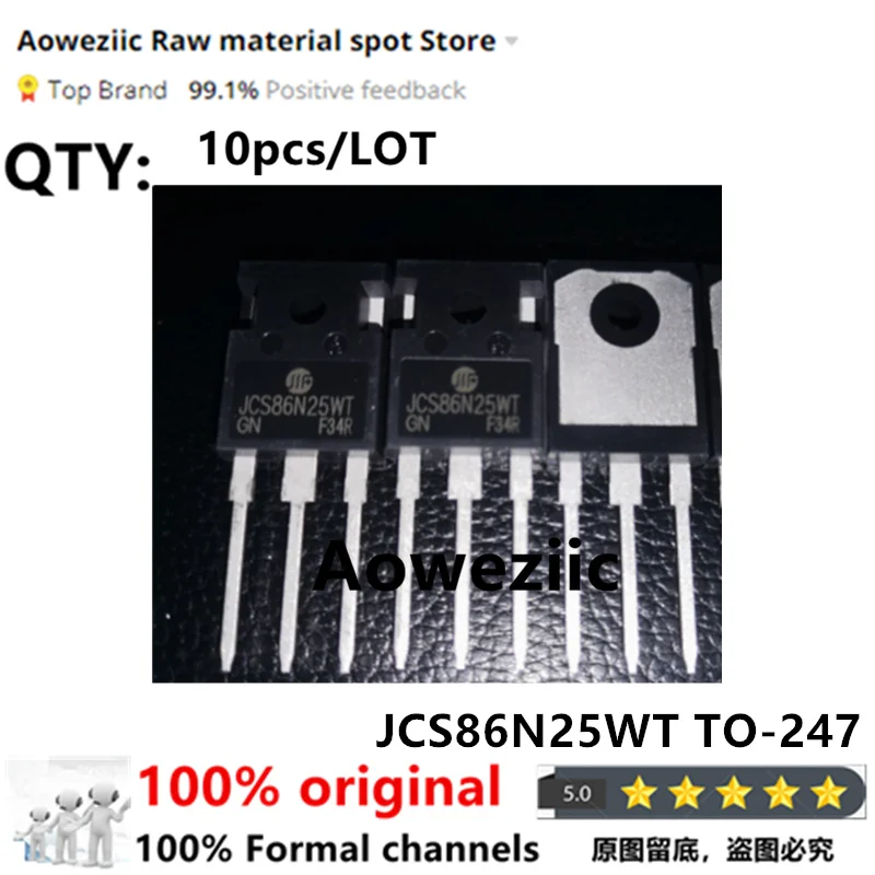 

Aoweziic 2024+ 100% New Original JCS86N25WTGN JCS86N25WT TO-247 MOS FET 86A 250V