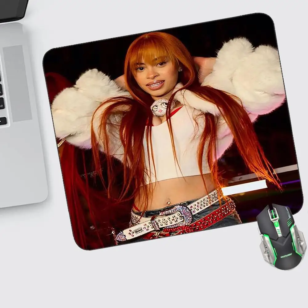 

Ice Spice Mouse Pad Small Gaming Accessories Keyboard Computer Offices Desk Mat Pc Gamer Non-slip Rubber Mousepad