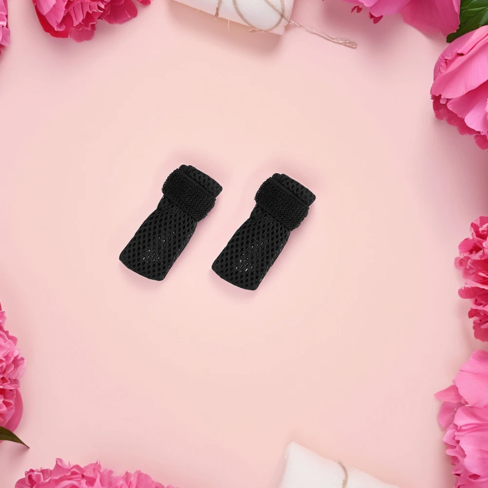 

4 Pcs Anti-scratch Shoes for Cats Claw Protectors Bathing Mittens Pet Foot Kitten Paws Covers