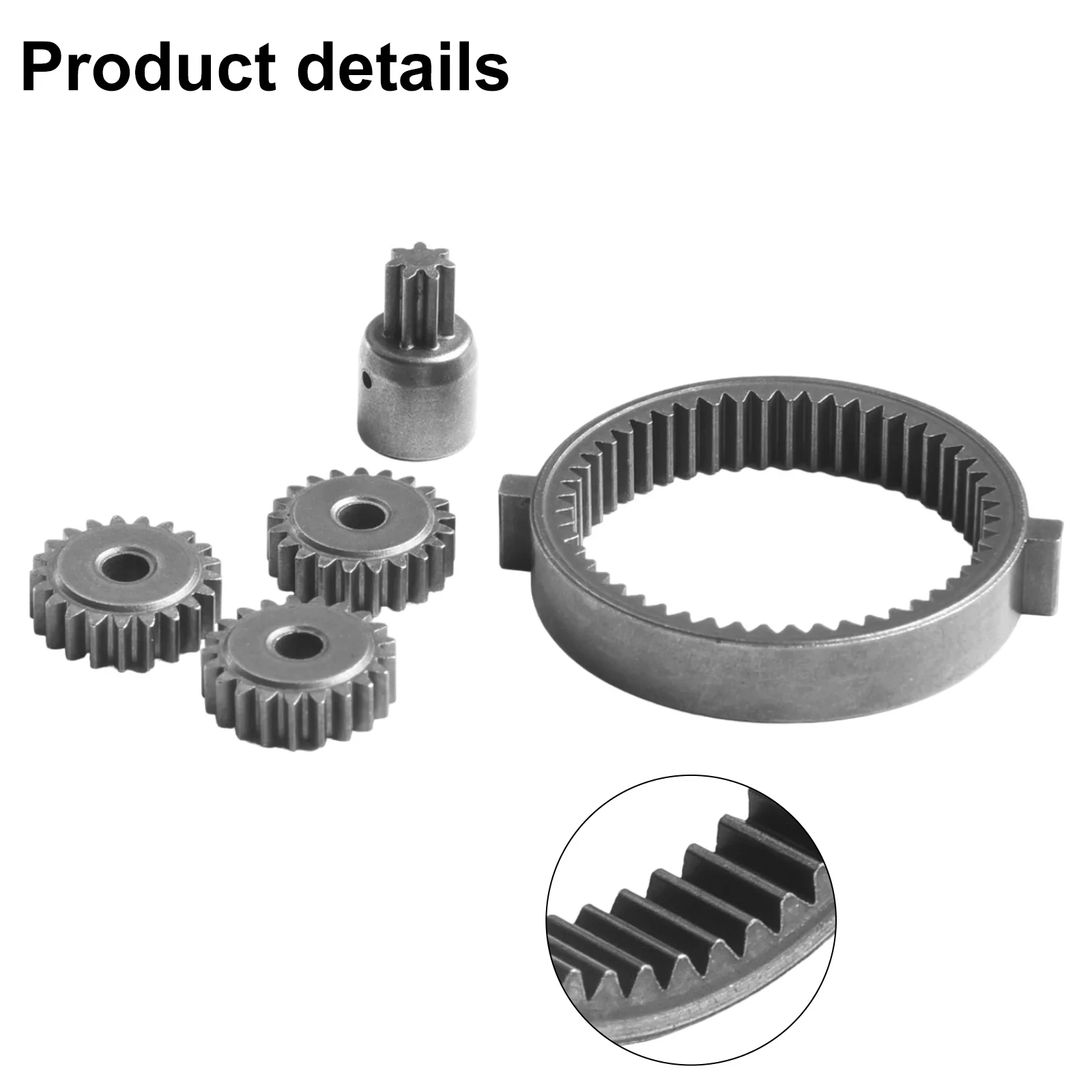 Carbide Gear Assembly for Electric Drill Epicyclic Systems Used with 2106 Lithium Wrench and 775 550 For Brushless Motors