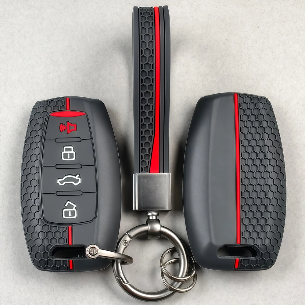 Funda de silicona para llave de coche Haval F7x H6 2023, accesorios, llavero para Haval Jolion Joico Jollein F7 H6 Jolyon F7H Dargo