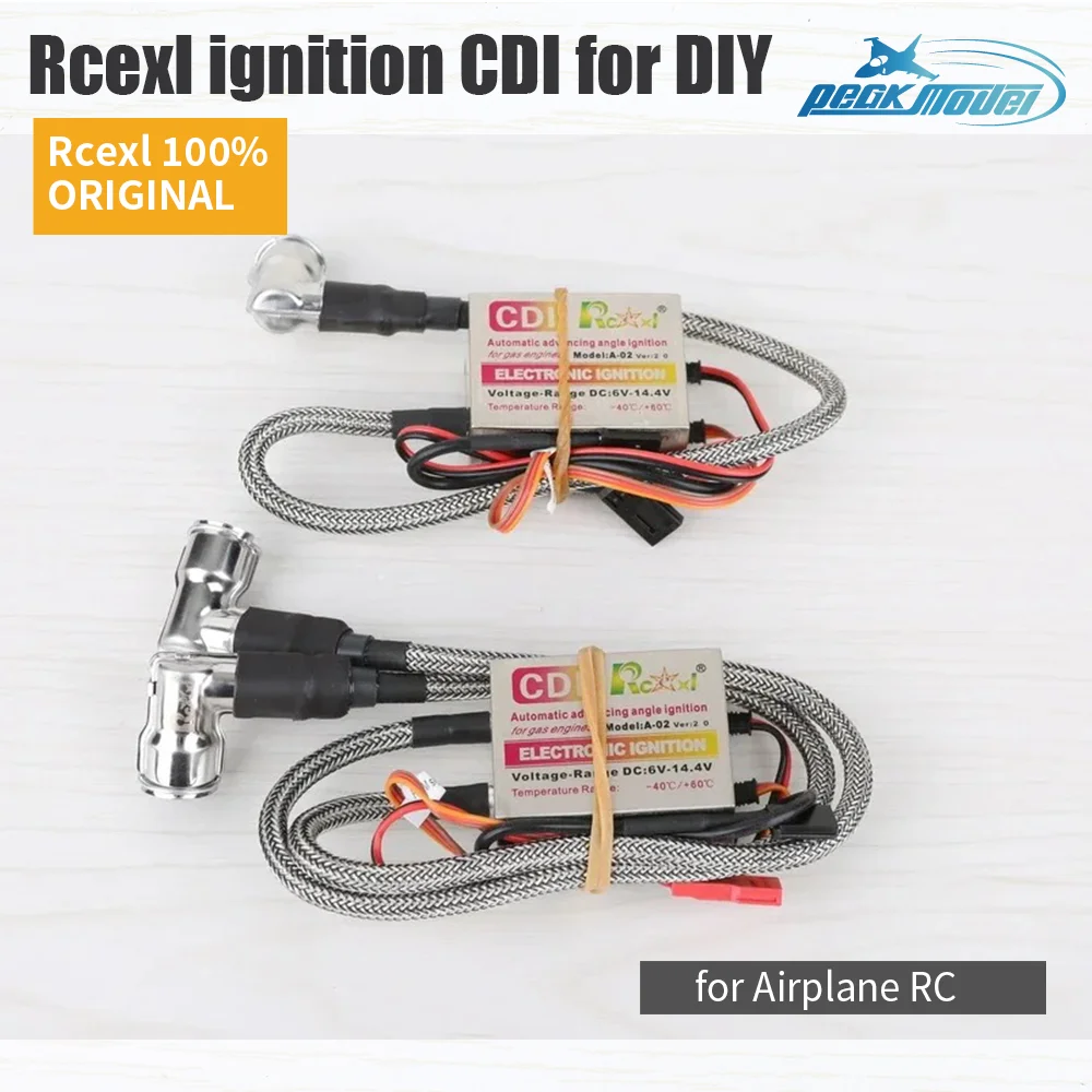 Rcexl ignition CDI for CM6 spark plug DLE gas petrol engine rc airplane Best for DLE20/DLE30/DLE40/DLE55/DLE60/DLE85/DLE120