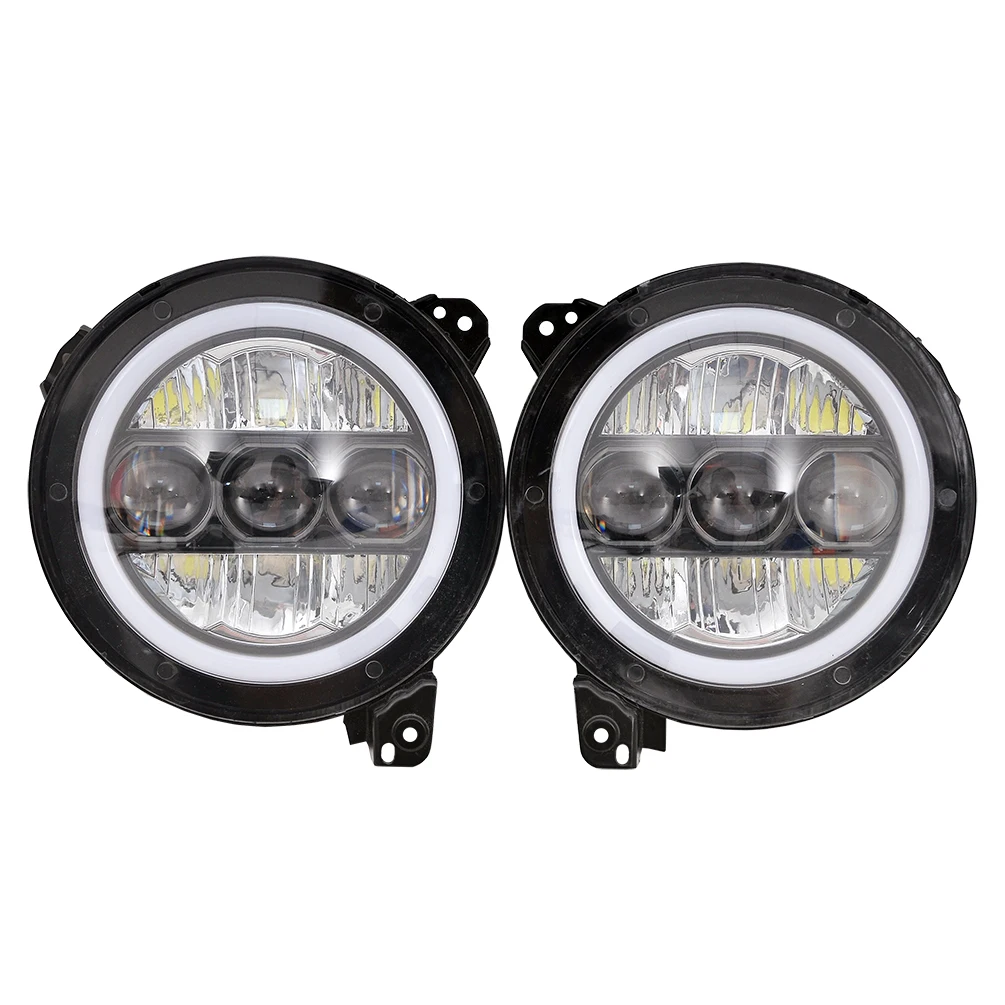 Fit For Jeep Wrangler JL 2018 2019 2020 2021 2022 9 Inch Round LED Headlights with DRL,Headlamp Replacement