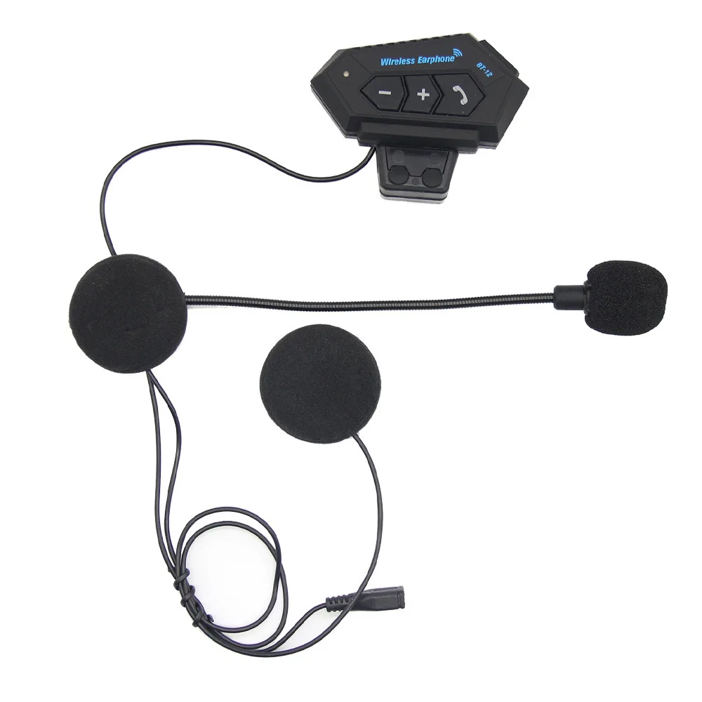 

Motorcycle Helmet Bluetooth Headset Wireless Hands-Free Auto Answer Motorbike Earphone with Microphone