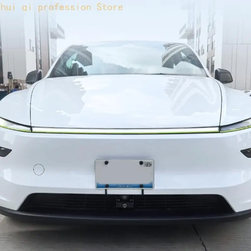 Aluminium-Kennzeichenhalterung mit verdeckter Struktur, schwarzer Low-Profile-Kennzeichenhalterung für den täglichen – Detail 7