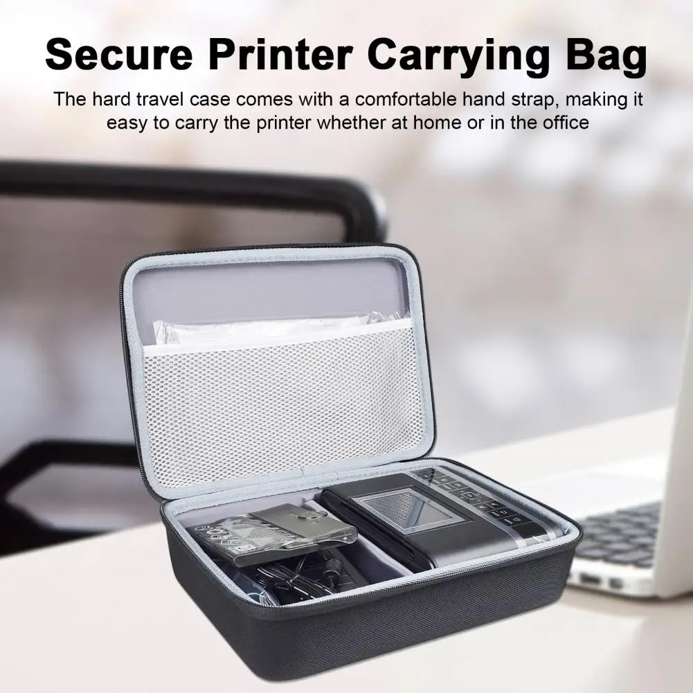 Estuche de impresora Estuche rígido protector para impresoras Canon Cp1500/300/1200 Bolsa de viaje duradera con asa a prueba de golpes para colocar en movimiento