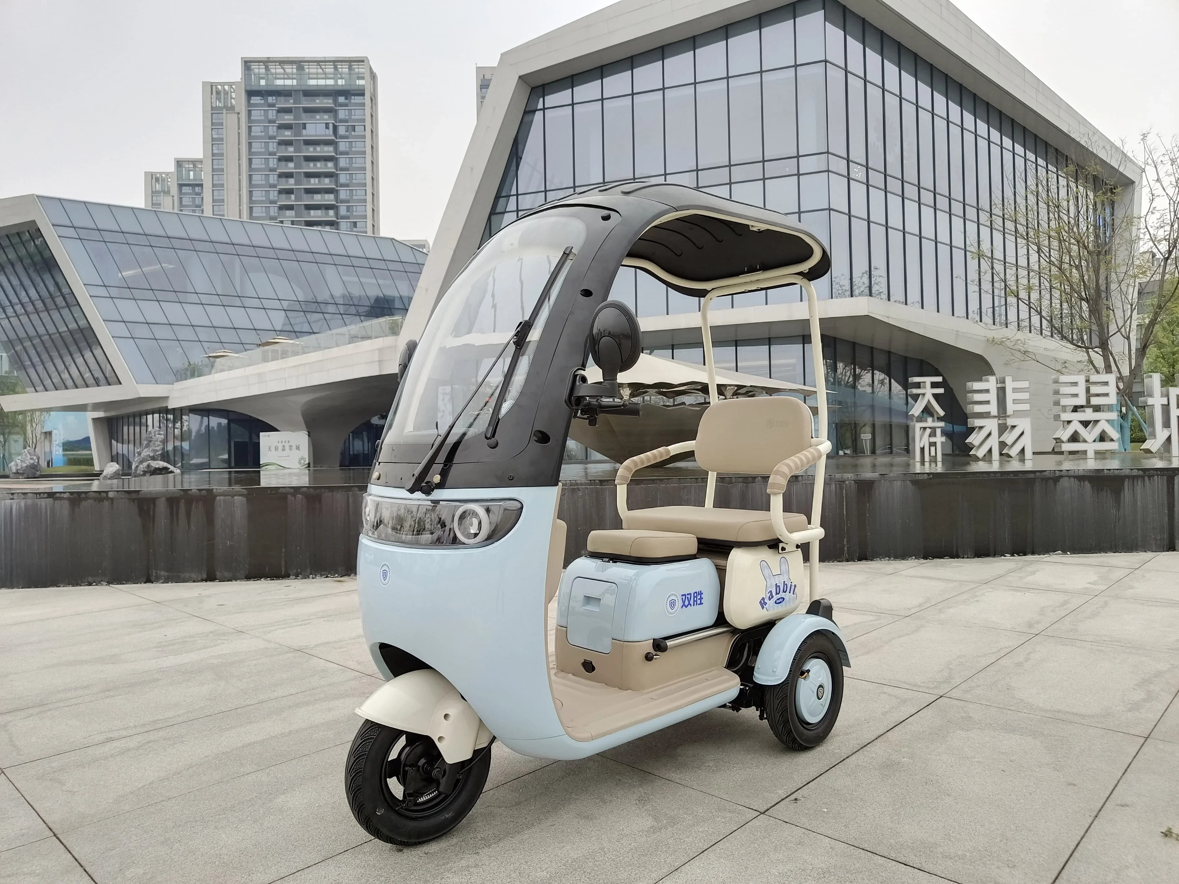 Sunsen electric auto rickshaw 3 wheel motorcycle electric scooter electric trycicle trike moto passenger motorcycles