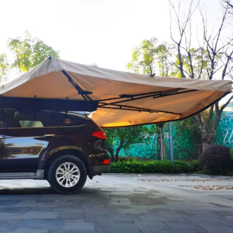 2.5M Car Awning,2024 4x4 Adventure Outdoor Camping 270 Degree Awning Free Standing for Cars