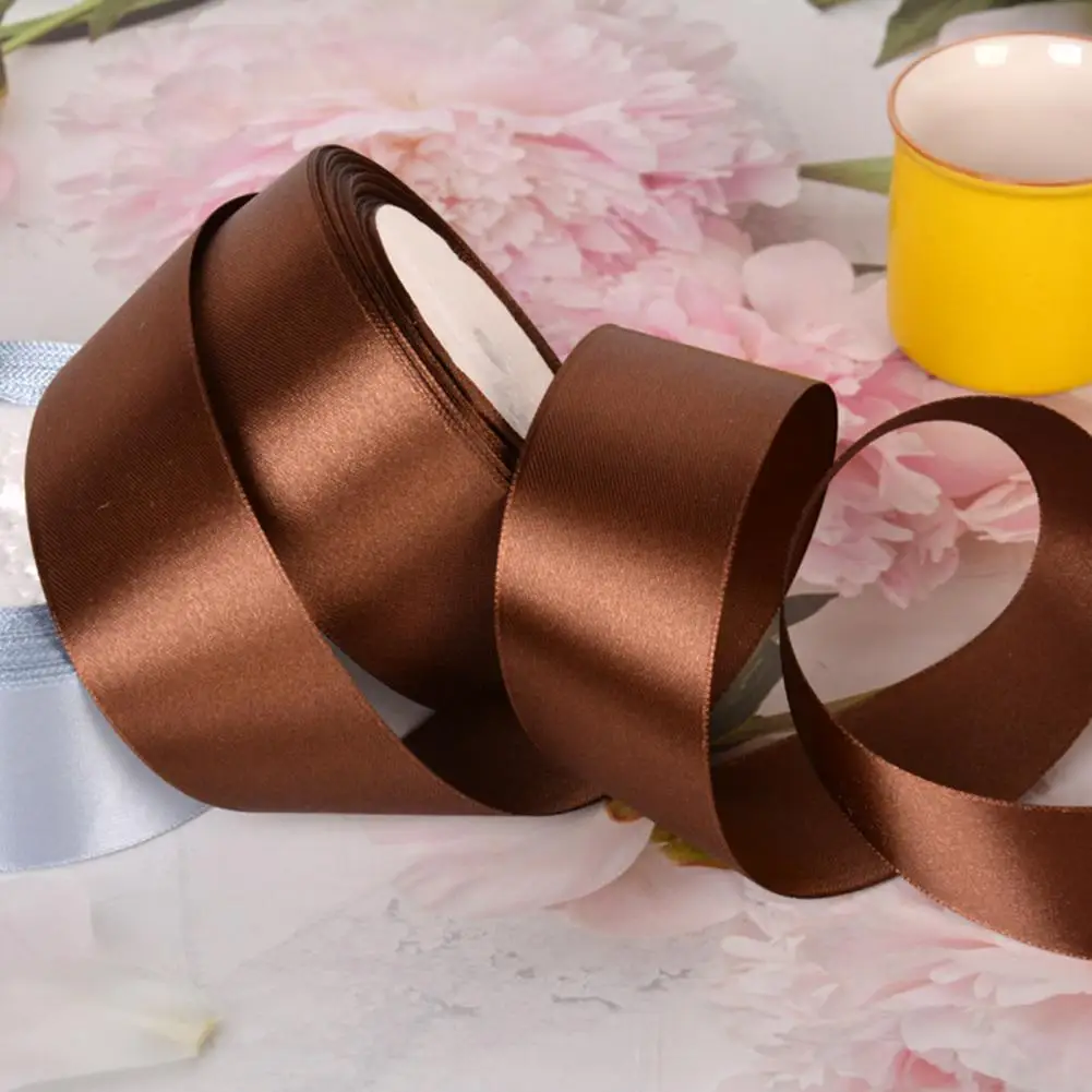 Wedding Ribbon Elegant Satin Ribbon Roll for Wedding Bouquets Gift Wrapping Home Decor 22m X 4cm Wide Craft Fabric for Bow