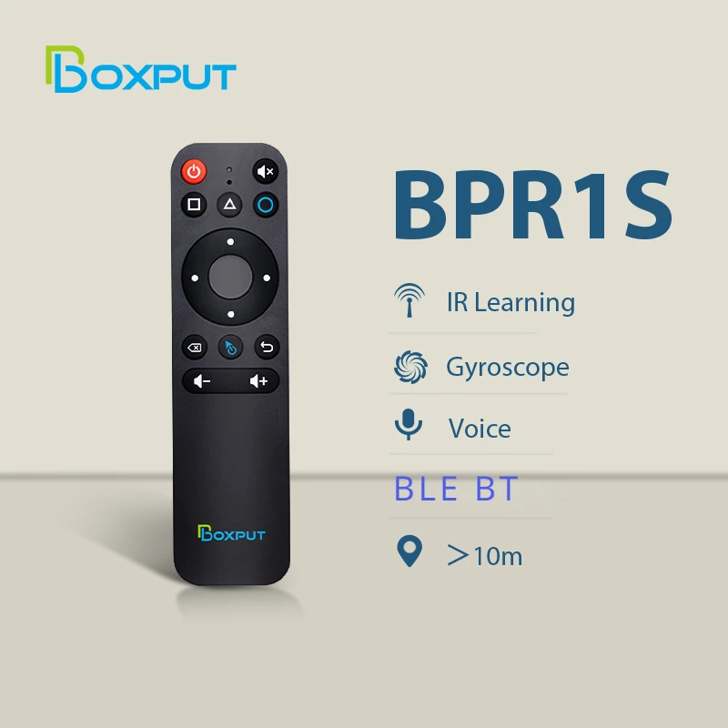 BPR1 BPR1S BLE 5.0 Wireless Air Mouse Gyroscope IR Learning Wireless Remote Control For Android Smart TV Box And PC Smart Home