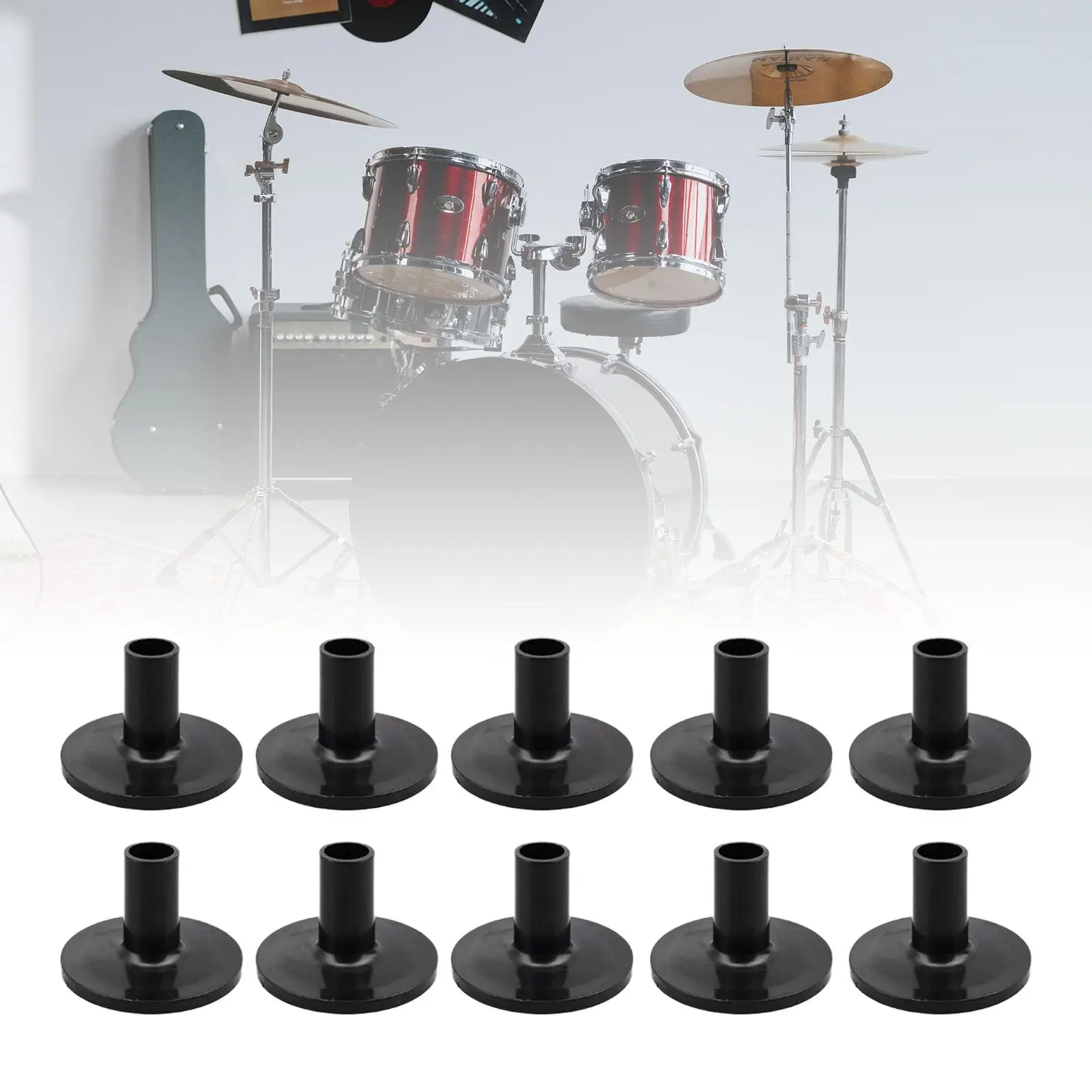 10Pcs Cymbal Replacement Instrument Parts Cymbal Support for Shelf