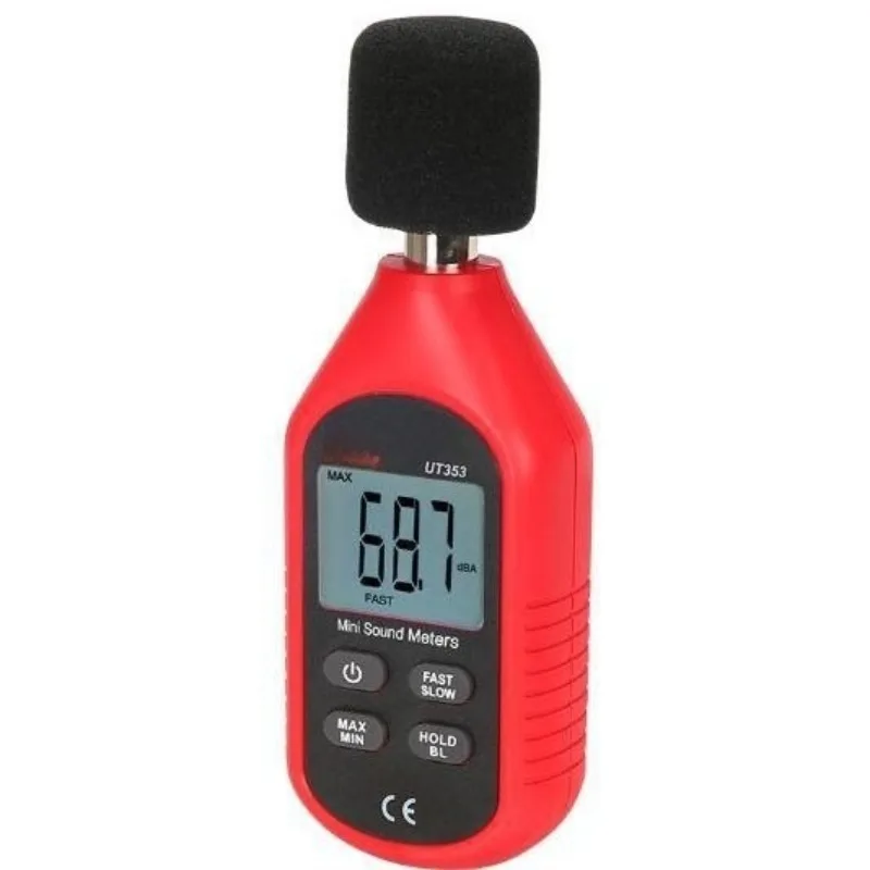 Mini Sound Level Tester, Data Hold Function, MAX/MIN Recording, Foam Windshield, Home Industrial Noise Measuring Device