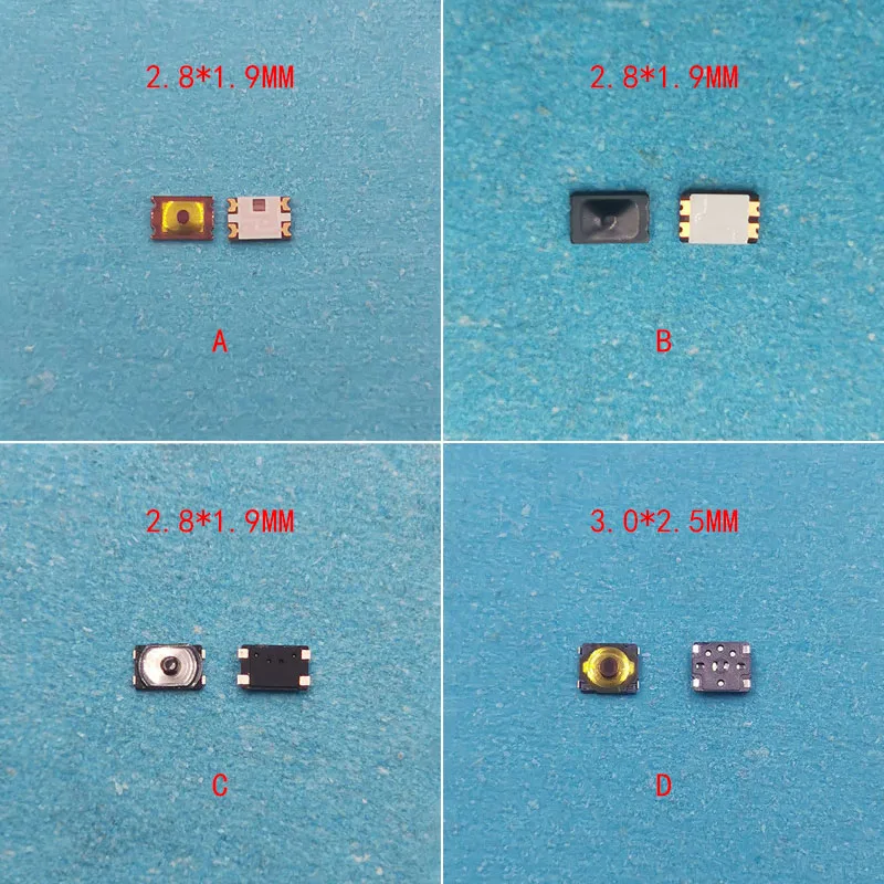 50-100pcs 2.8*1.9MM Power Inner Button Control For Huawei Mate 60 50 40 30 20 10 Pro RS P30 P40 P Enjoy Play Nova Volume Switch