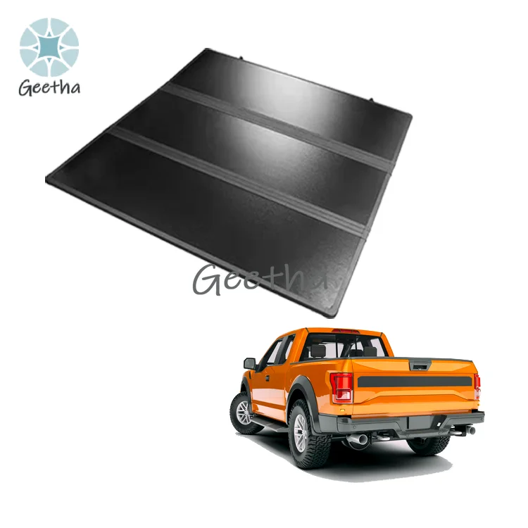 

For Xiangta Hard Folding Pick Up Truck Bed Tonneau Cover Hard Tri-Fold Tonneau Cover For Toyota Hilux /Chevy Silverado 1500