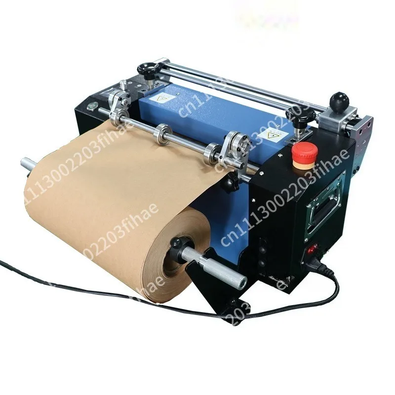Kraft paper buffer foam press with paper cutter Kraft paper