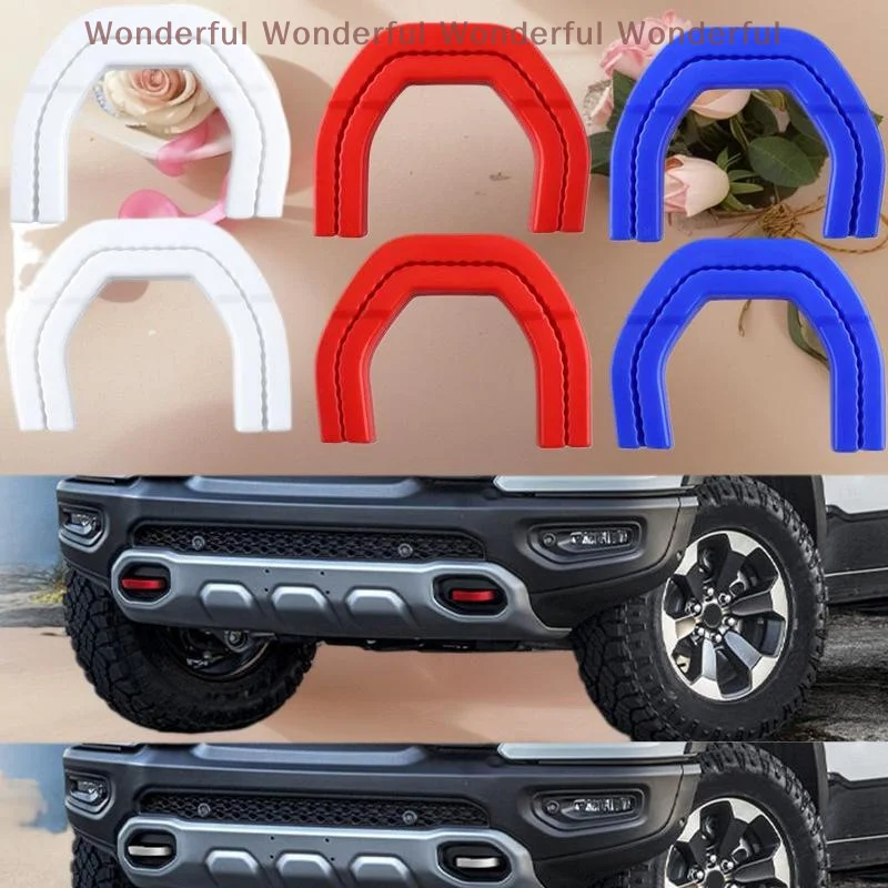 2pc Set Decorative Towing Hook Covers for Dodge RAM 1500 Models 2019-2024